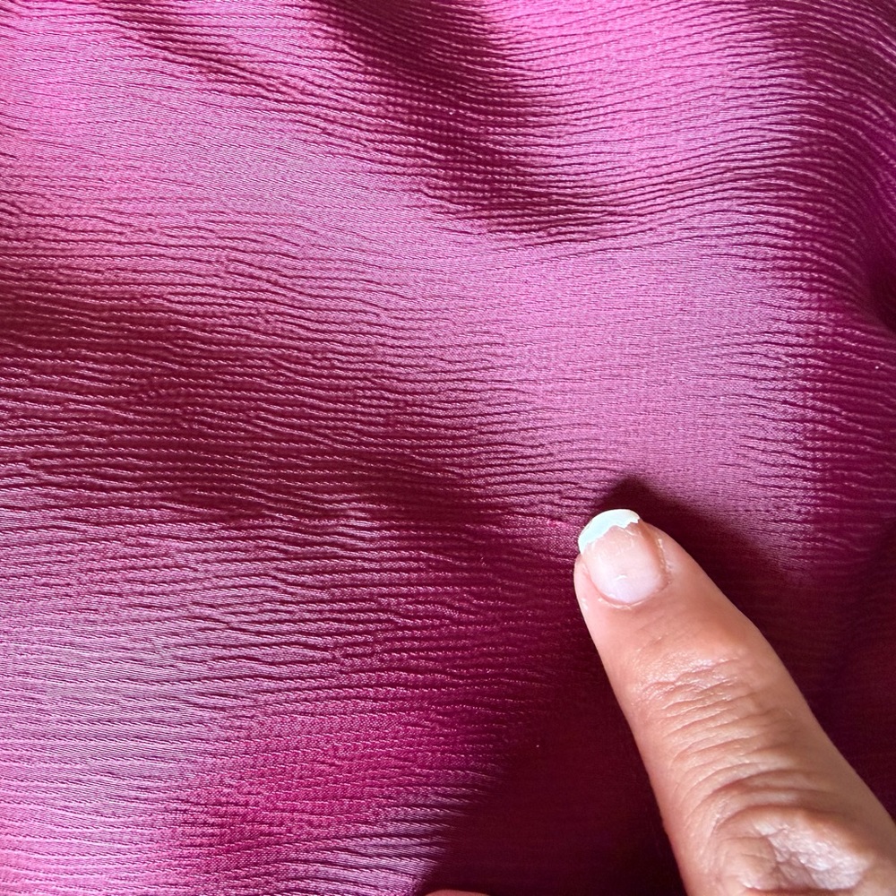 One-Shoulder Burgundy Maxi Dress with Long Sleeve - Picture 11 of 16